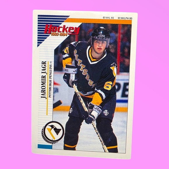 1993-94 Panini Hockey Jaromir Jagr Pittsburgh Penguins #82 Sticker - Picture 1 of 3